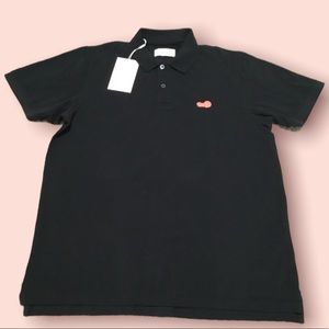 Ovadia New York Mens Black Polo Shirt